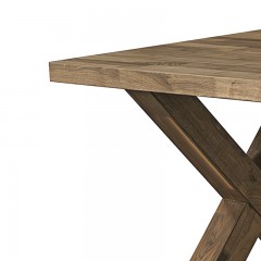 千匠一品意式极简风格优质胡桃木全实木环保油漆餐桌1.8米长方形餐桌CT189-02-X