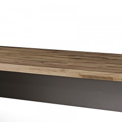 千匠一品意式极简风格优质胡桃木全实木环保油漆1.6/1.9/2.1米书桌SZ168-1-X