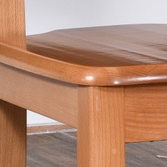 千匠一品 中式风格优质榉木实木多层板餐椅无扶手餐椅CT106-X