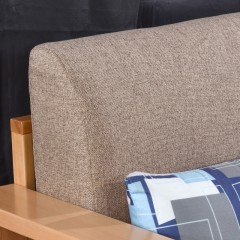 △千匠一品 中式风格优质榉木实木多层板优质棉麻高密度海绵沙发转角沙发KF811-X