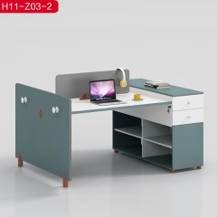千匠一品简约风格灰豆绿+暖白办公室H11-Z03-2-C