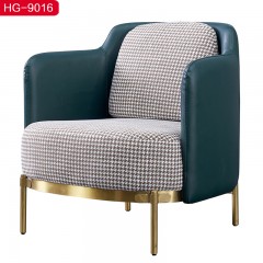 千匠一品现代极简优质千鸟格棉麻布+高密度海绵+内部弯板结构+优质仿皮-HG-9016-J