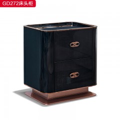 【精品】千匠一品现代轻奢实木框架床头柜-GD272-S