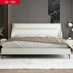 千匠一品 意式风格优质仿真皮1.5m1.8m床-JS-782-X