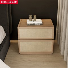●千匠一品 北欧风格 实木多层板 时尚大气床头柜TB001-L