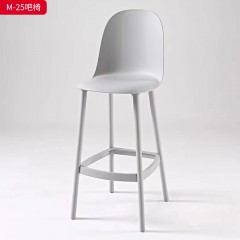千匠一品 现代风格 全新PP材质 时尚简约吧椅M-25-L