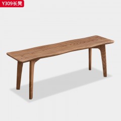 千匠一品 北欧风格 北美白蜡木 时尚大气长凳Y309-L
