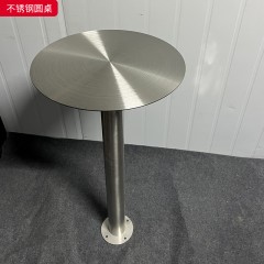 千匠一品 工业风风格 不锈钢 时尚简约不锈钢圆桌-J