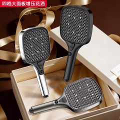 ●千匠一品 现代风格 ABS塑料 四档大面板增压花洒-J